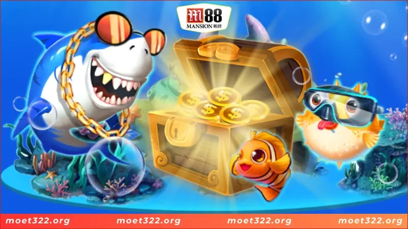 Bắn Cá M88 1 Sảnh bắn cá M88 thu hút người chơi với chất lượng đồ họa đỉnh cao