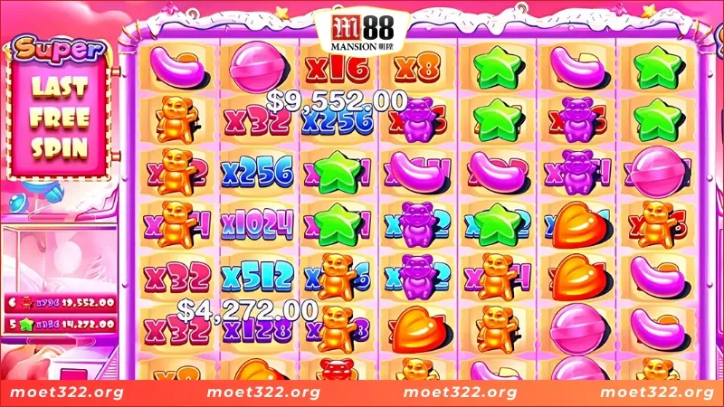 Trải Nghiệm Vòng Quay Hũ Sugar Rush M88 Chủ Đề Cực Thú Vị 5 Tính năng và biểu tượng chính trong Sugar Rush