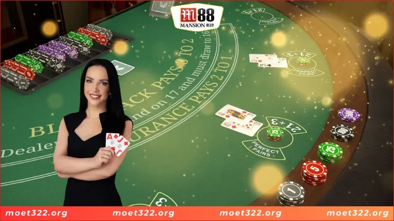 Khám Phá Các Trò Chơi Live Dealer Siêu Cuốn Hút Tại M88 5 Trải nghiệm giải trí vui vẻ cùng BlackJack Live Dealer tại M88