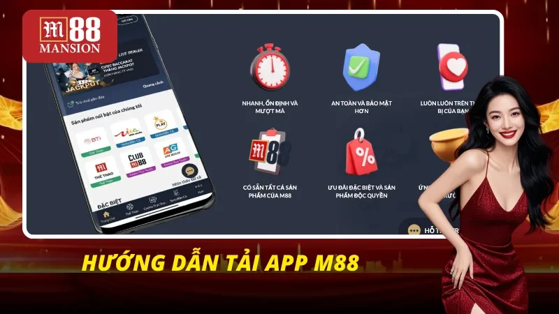 M88 42 Cách tải ứng dụng nhà cái M88 về điện thoại